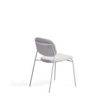 Meli stackable chenille chair