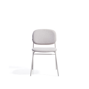 Meli stackable chenille chair