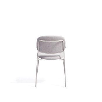 Meli stackable chenille chair