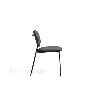 Meli stackable chenille chair