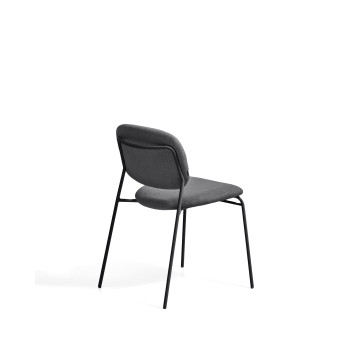 Meli stackable chenille chair
