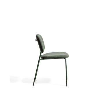 Meli stackable chenille chair