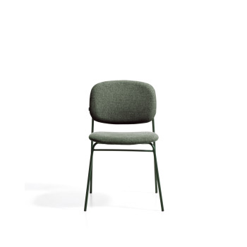 Meli stackable chenille chair