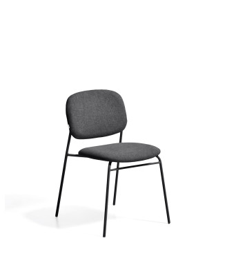 Meli stackable chenille chair