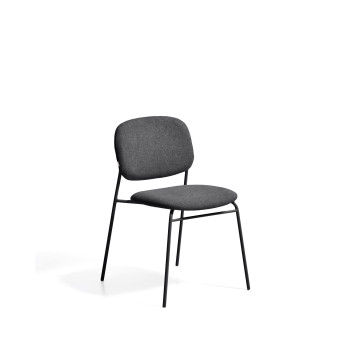 Meli stackable chenille chair