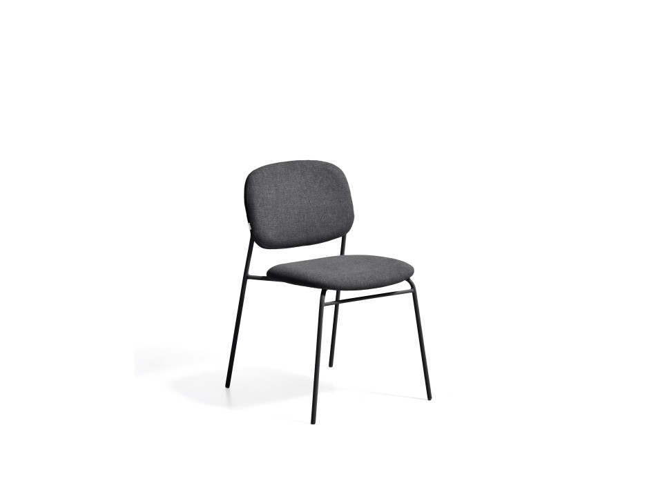 Meli stackable chenille chair
