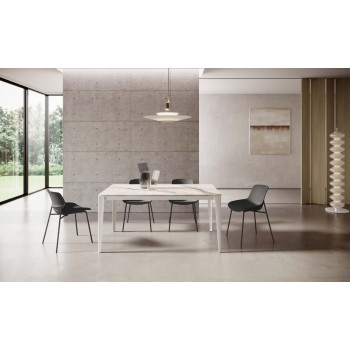 NOA lacquered steel chair by Ingenia Casa