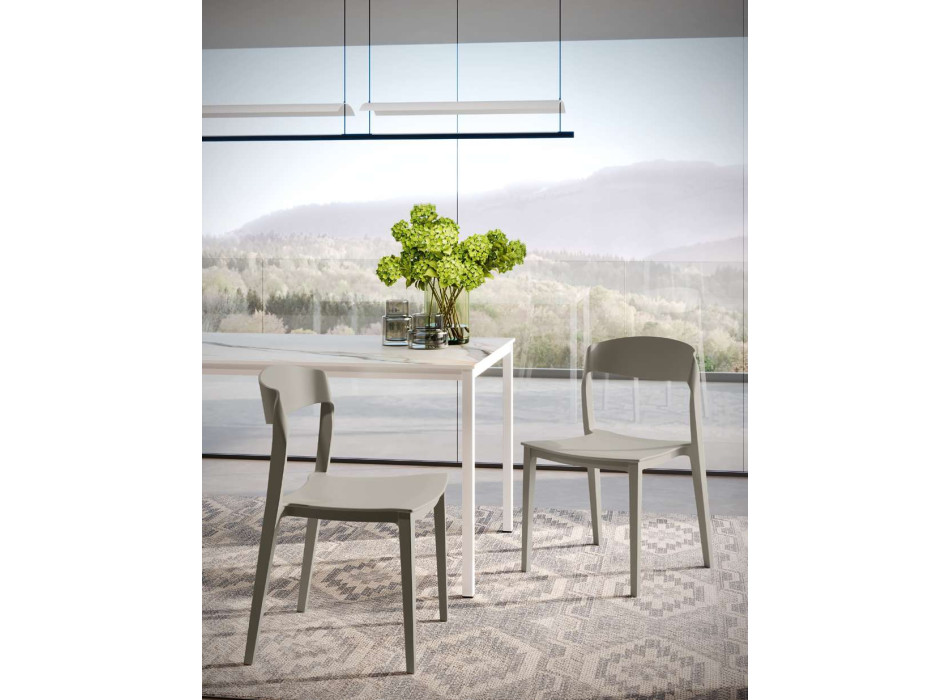 MIRA polypropylene chair by Ingenia Casa