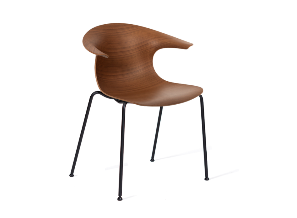 LOOP 3D WOOD chair 4 legs - INFINITI