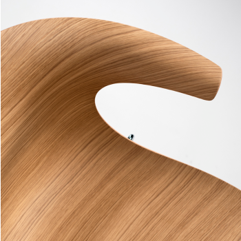 LOOP 3D WOOD sled chair - INFINITI