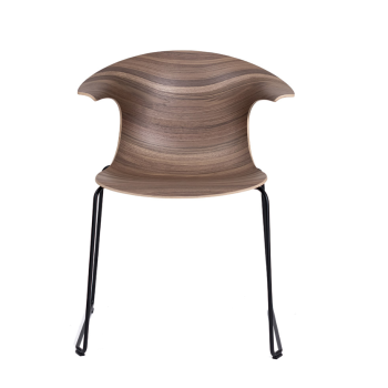 LOOP 3D WOOD sled chair - INFINITI