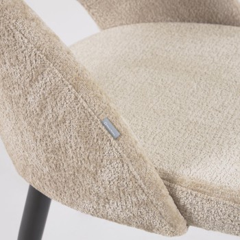 Mael chair in chenille