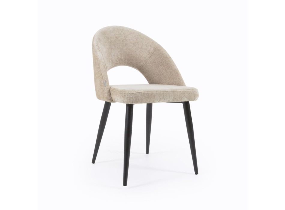 Mael chair in chenille
