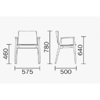 MALMÖ 397 PEDRALI chair