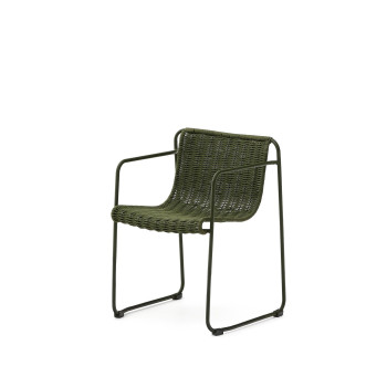 Maurina chair in galvanized steel