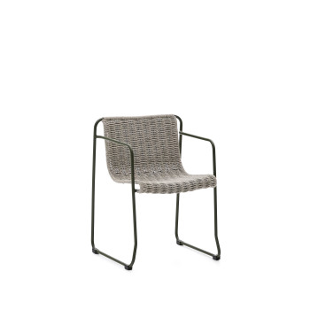 Maurina chair in galvanized steel