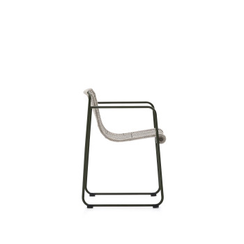 Maurina chair in galvanized steel