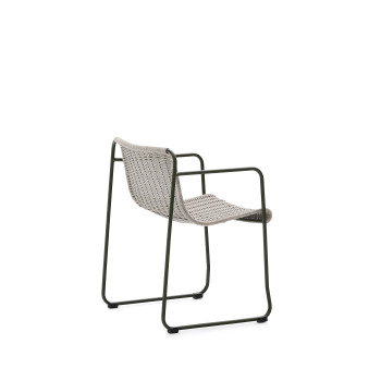 Maurina chair in galvanized steel