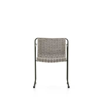Maurina chair in galvanized steel