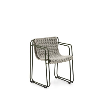Maurina chair in galvanized steel