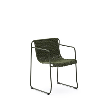 Maurina chair in galvanized steel