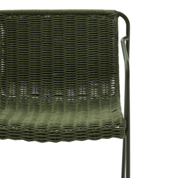 Maurina chair in galvanized steel