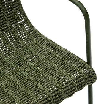 Maurina chair in galvanized steel