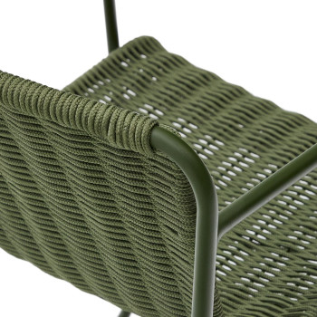 Maurina chair in galvanized steel