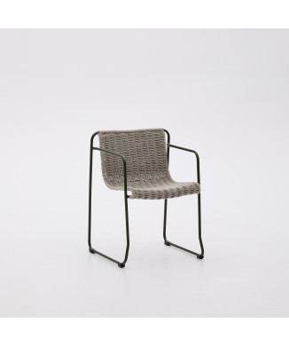 Maurina chair in galvanized steel