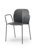 MENTHA chair with armrests - SCAB