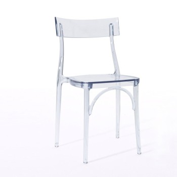 Milano Chair 2015 Transparent Polycarbonate Colico
