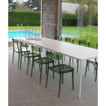 Milano Chair 2015 Transparent Polycarbonate Colico