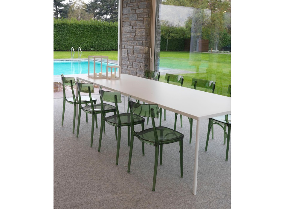 Milano Chair 2015 Transparent Polycarbonate Colico