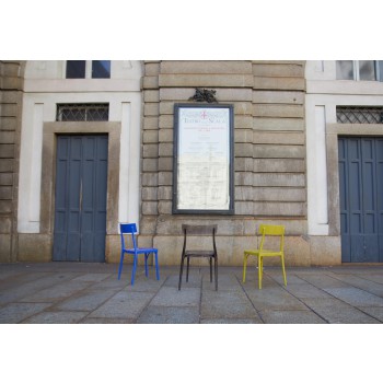 Milano Chair 2015 Transparent Polycarbonate Colico