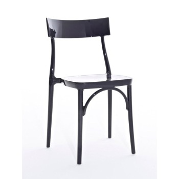 Milano Chair 2015 Transparent Polycarbonate Colico