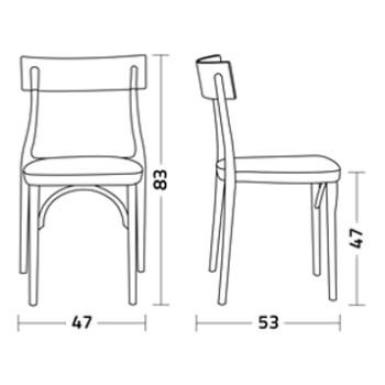 Chair Milano 2015 Transparent Polycarbonate Colico