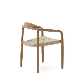 Nina chair in solid terracotta wood