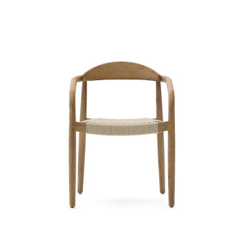 Nina chair in solid terracotta wood