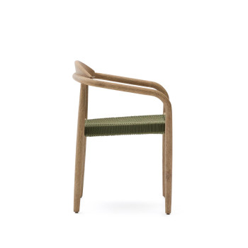 Nina chair in solid terracotta wood