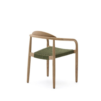 Nina chair in solid terracotta wood