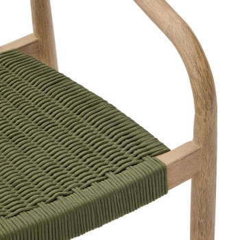 Nina chair in solid terracotta wood