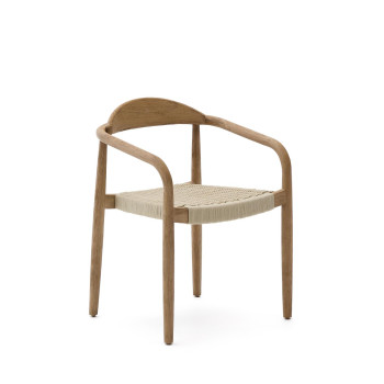 Nina chair in solid terracotta wood