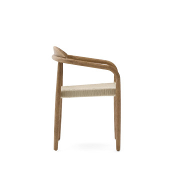 Nina chair in solid terracotta wood