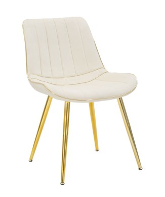 PARIS CHAIR CREAM/GOLD SET 2 PCS