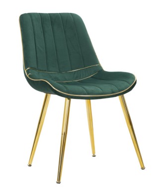 PARIS CHAIR GREEN/GOLD SET 2 PCS