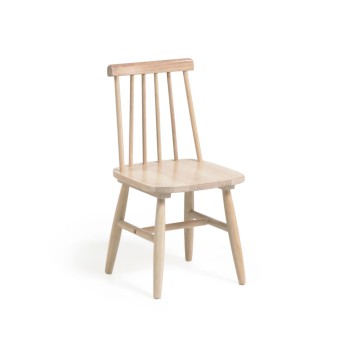 Tressia children's chair made of solid wood and rubber