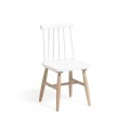 Tressia children's chair in solid rubber wood