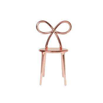 QEEBOO Ribbon Chair with Metal Finish