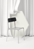 RUELLE chair with wooden backrest - INFINITI