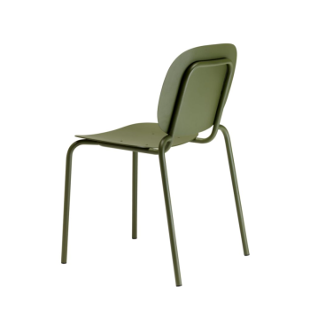 SI-SI' Chair with Galvanized Frame by SCAB